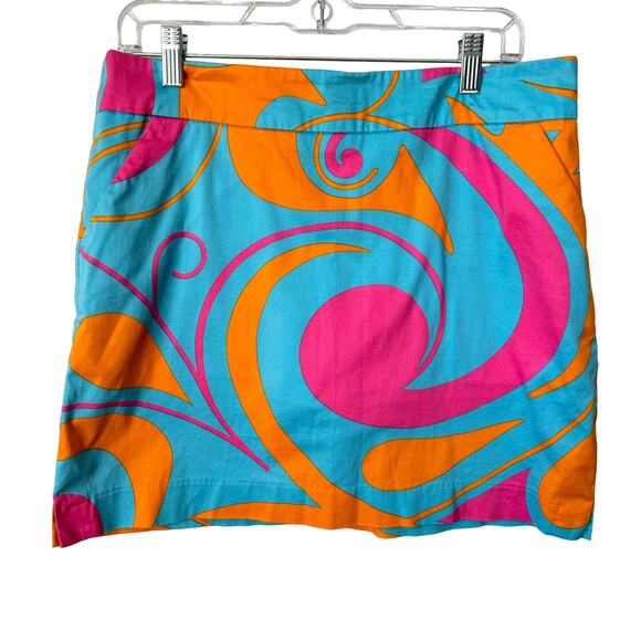 Loudmouth Ladies Bright Colored Golf Skort Size 10 Dopamine Dressing Activewear - Picture 1 of 9